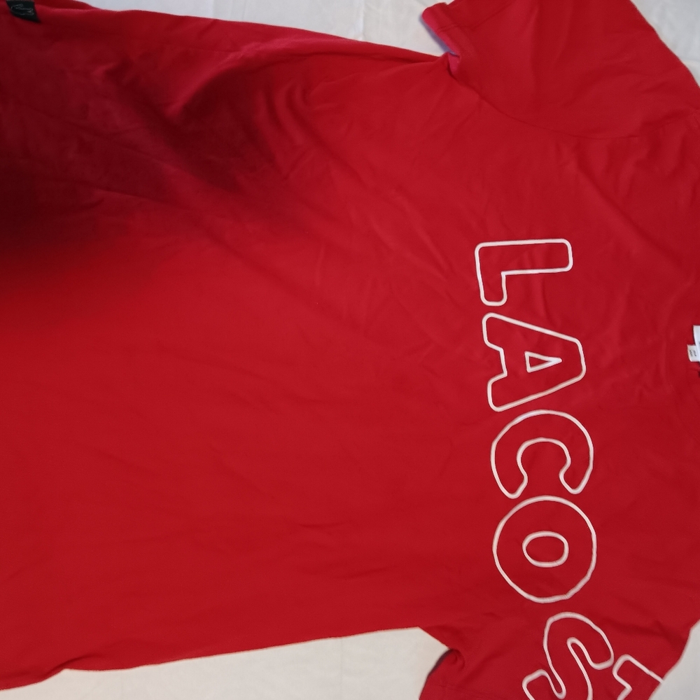 Lacoste Vibrant Red Crew Neck